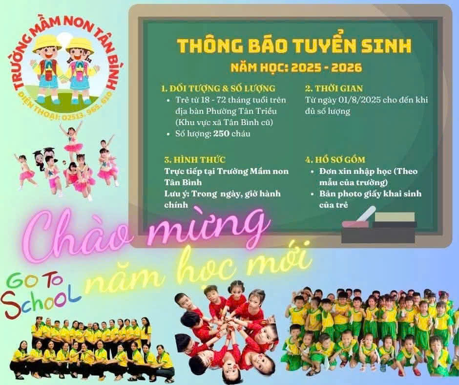 Kế hoạch tuyển sinh năm học 2025-2026